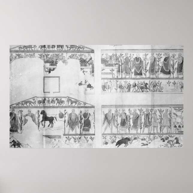 Póster Frieze, do Grotto della Querciola (Frente)