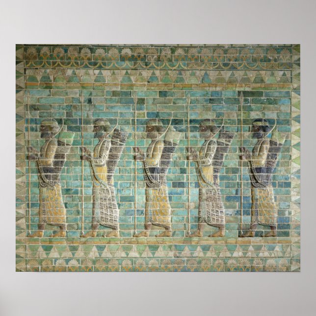 Póster Frieze dos arqueiros (Frente)