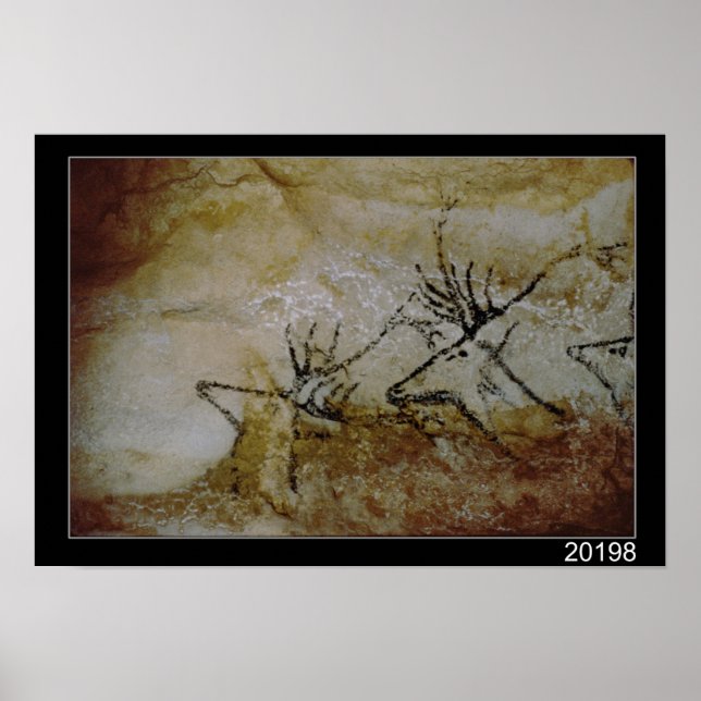 Póster Frieze of veado, c.17000 BC (Frente)