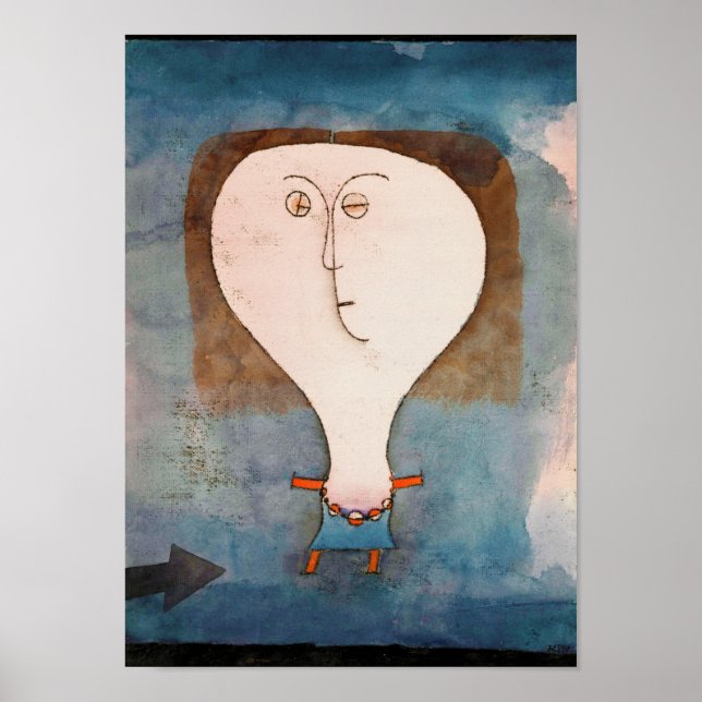 Poster Fright of a Girl, Klee (Frente)