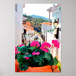 Poster Frigiliana Andalucia Costa Del Sol Espanha