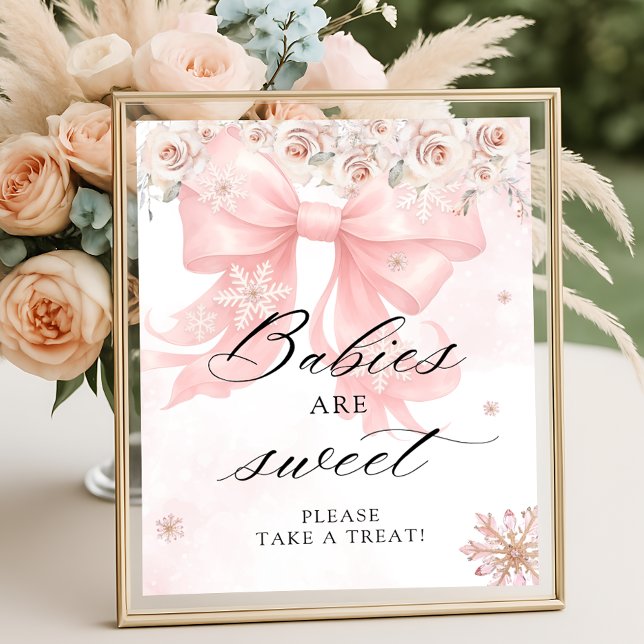 Poster Frio fora do inverno Os bebês de Arco rosa são doc (Criador carregado)