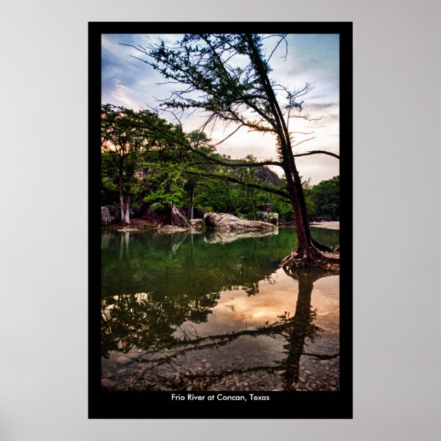 Poster Frio River Sunset (Frente)