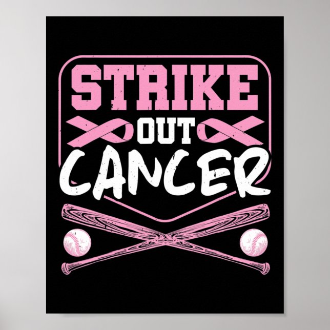 Poster Friso Frisado Cancer Baseball (Frente)