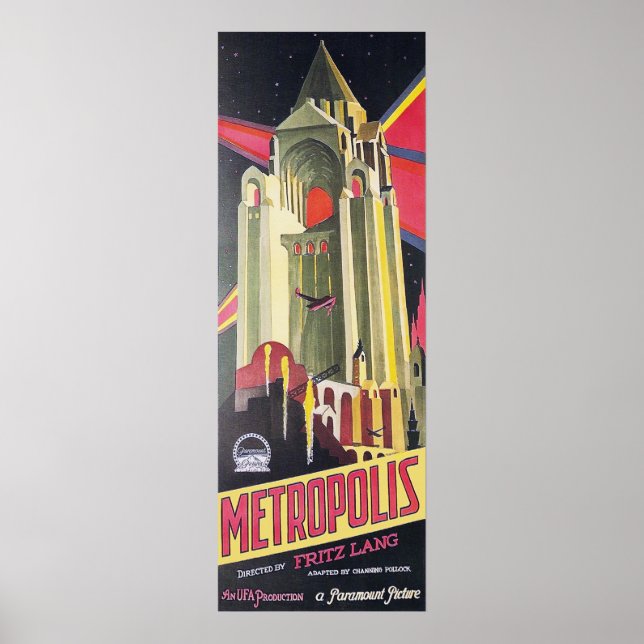 Poster Fritz Lang Metropolis (Frente)