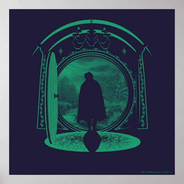 Poster FRODO™ Deixando a Silhueta de THE SHIRE™ (Frente)