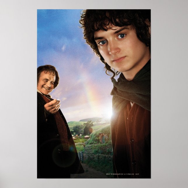 Póster FRODO™ e Bilbo Baggins (Frente)