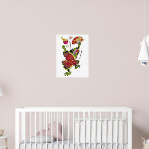 Poster Frog And Ramen in the Air