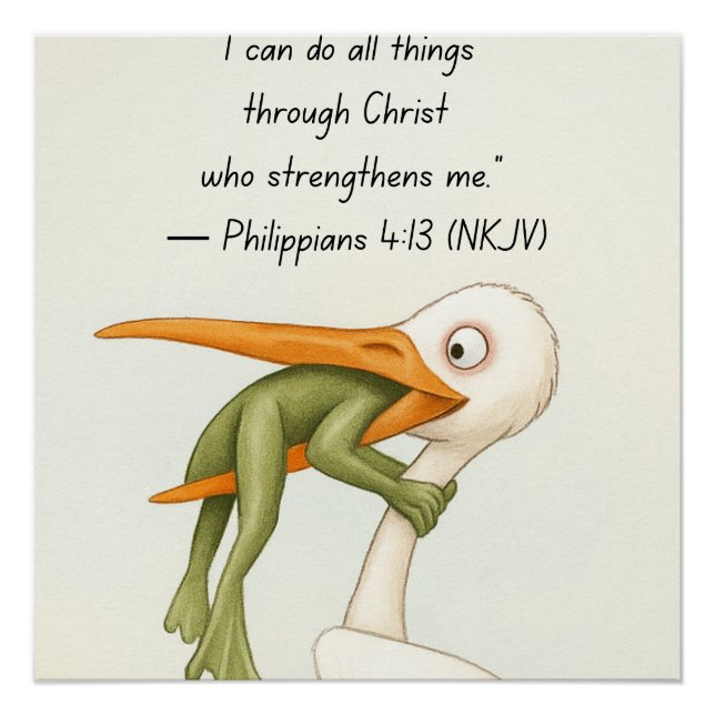 Póster Frog in distress poster (Frente)