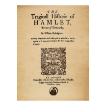 Front Piece to the Hamlet Quarto (versão 1605)