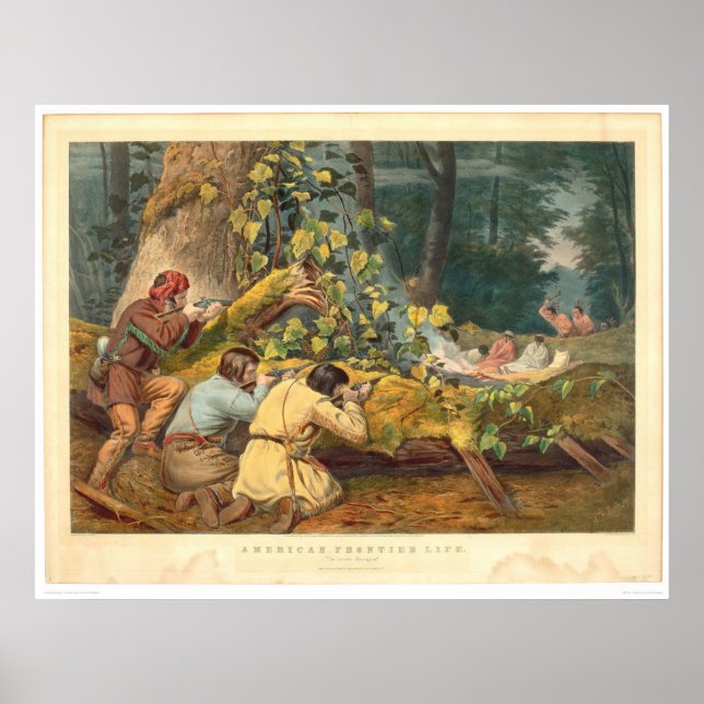 Poster Fronteira Americana (0021A) (Frente)