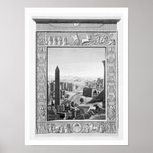 Póster Fronteira com o volume 1 da "Descrição do Eg (Frente)