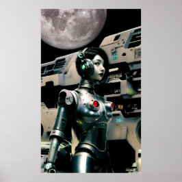 Poster Fronteira da Carreira Espacial - Ken Gage Art