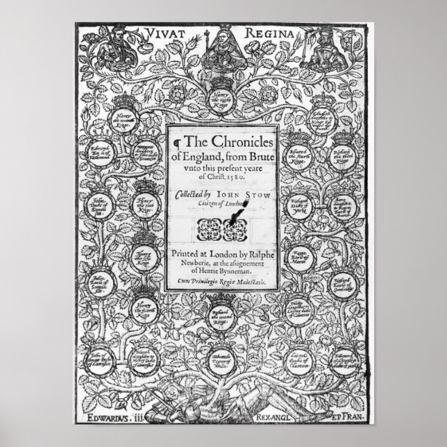 Póster Fronteira de "As Crônicas da Inglaterra" (Frente)
