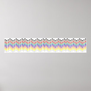 Poster Fronteira de Muro do Cinturão de Artes Marciais