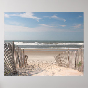 Poster Fronteira de praia