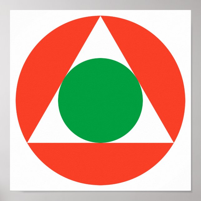 Poster Fronteira Libanesa da Força Aérea (Frente)
