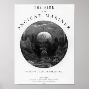 Poster Frontispício 'do Rime do Mariner antigo