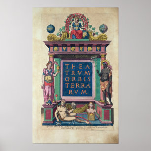 Poster Frontispício, ó edição 'Theatrun Orbis