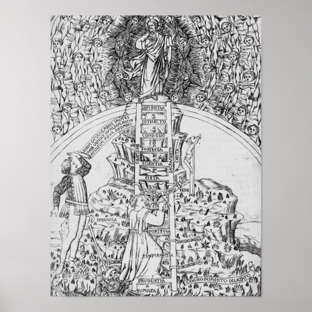 Poster Frontispício para "Il Monte Sancto di Dio", 1477 (Frente)