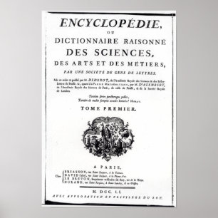 Póster Frontispiece 'à enciclopédia