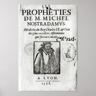 Póster Frontispiece 'a Les Propheties de M. Michel