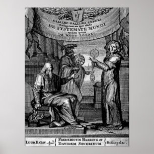 Póster Frontispiece 'de Dialogus De Systemate Mundi'