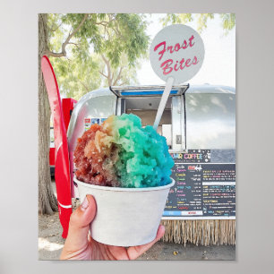 Poster Frost Bite Seaside Florida 30A Watercolor