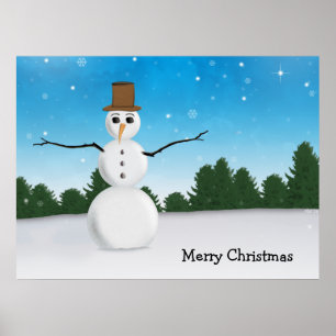 Póster Frost E.Homem de neve
