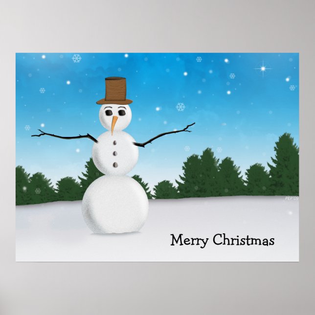 Póster Frost E. Snowman (Frente)