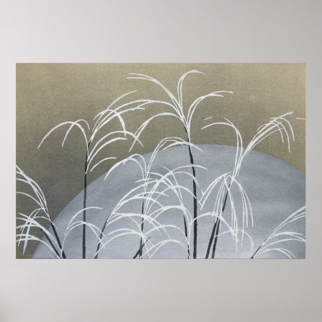 Poster Frost from Momoyogusa (1909) por Kamisaka Sekka (Frente)