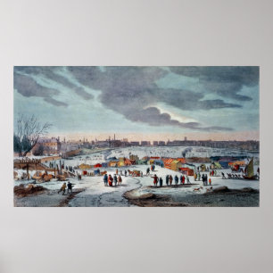 Póster Frost justo no rio Tamisa perto do templo