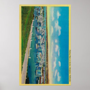 Poster Frota pesqueira em AnchorMonterey, CA