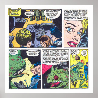 Poster Frota Suicida Pilotada Por Histórias em quadrinhos