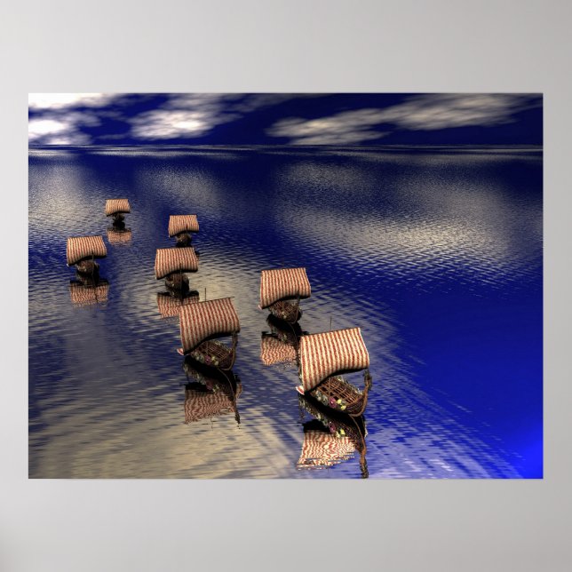 Poster Frota Viking (Frente)