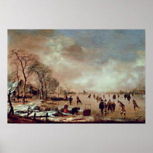Póster Frozen Canal Scene