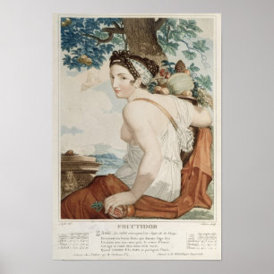 Póster Fructidor  twelfth month of  Republican Calendar