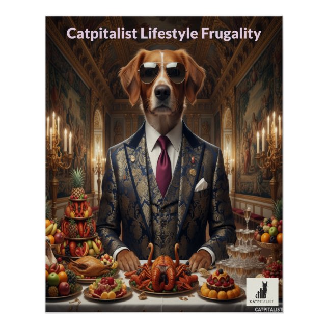 Póster Frugalidade? Alguns simplesmente não conseguem faz (Frente)