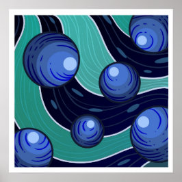 Poster Fruit Blueberry