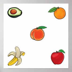 Poster Fruit collection