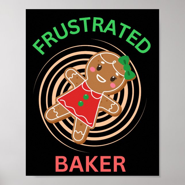 POSTER FRUSTRADO BAKER GINGERBREAD COOKIE (Frente)