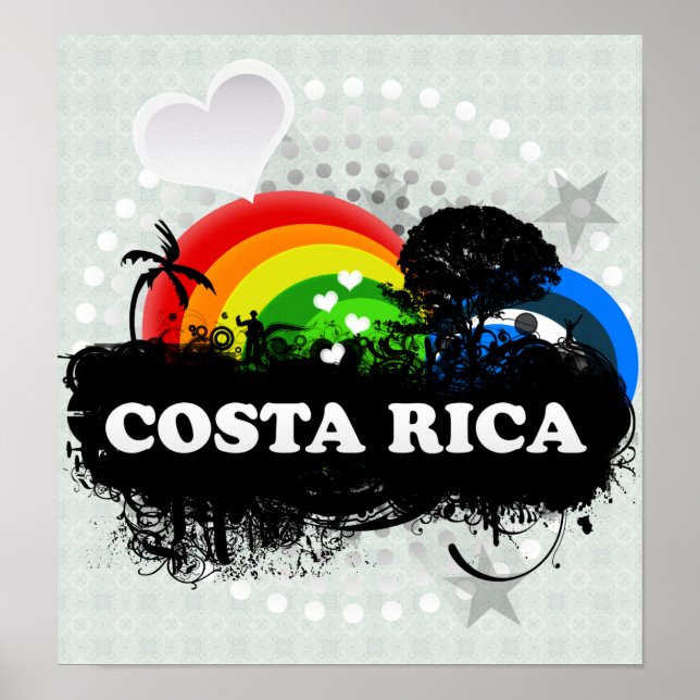 Póster Fruta-branca Costa Rica (Frente)