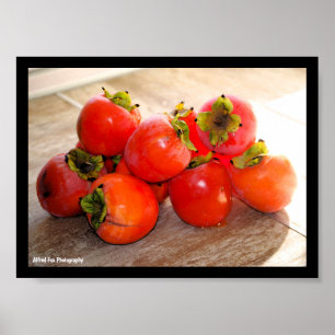 Poster Fruta Caqui