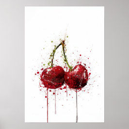 Poster Fruta Cereja