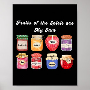 Poster Fruta Cristã Do Espírito É Minha Bíblia De Jam Rel