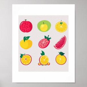 POSTER FRUTA DA PAREDE