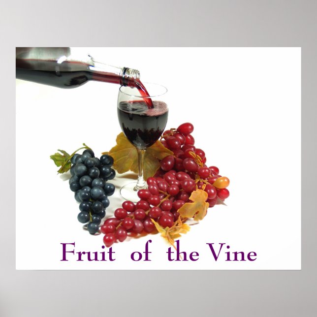 Poster Fruta Da Vinha (Frente)