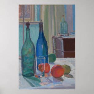 Poster Fruta de Garrafas de Pintura Finas de Vintage