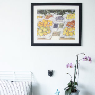 Póster Fruta de Gustave Caillebotte, Vintage Art
