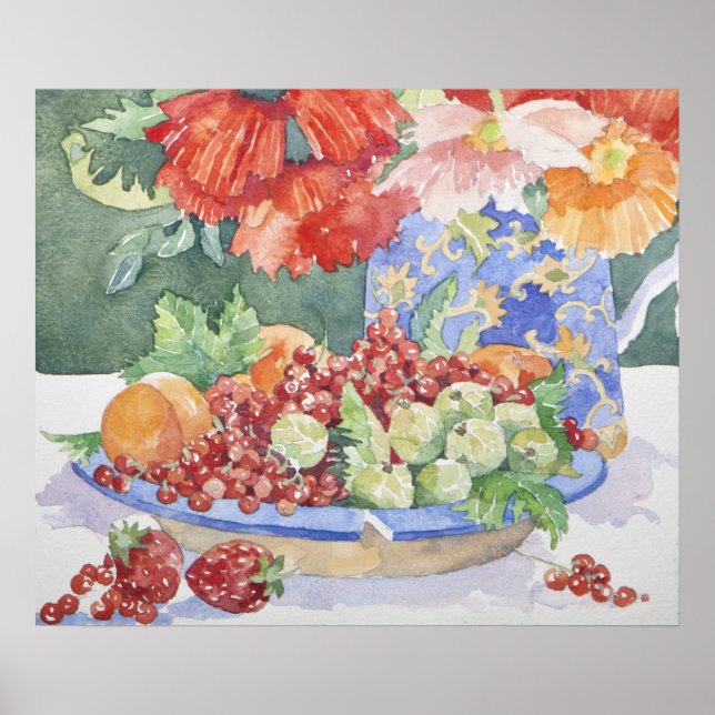 Póster Fruta em uma placa 2014 (Frente)
